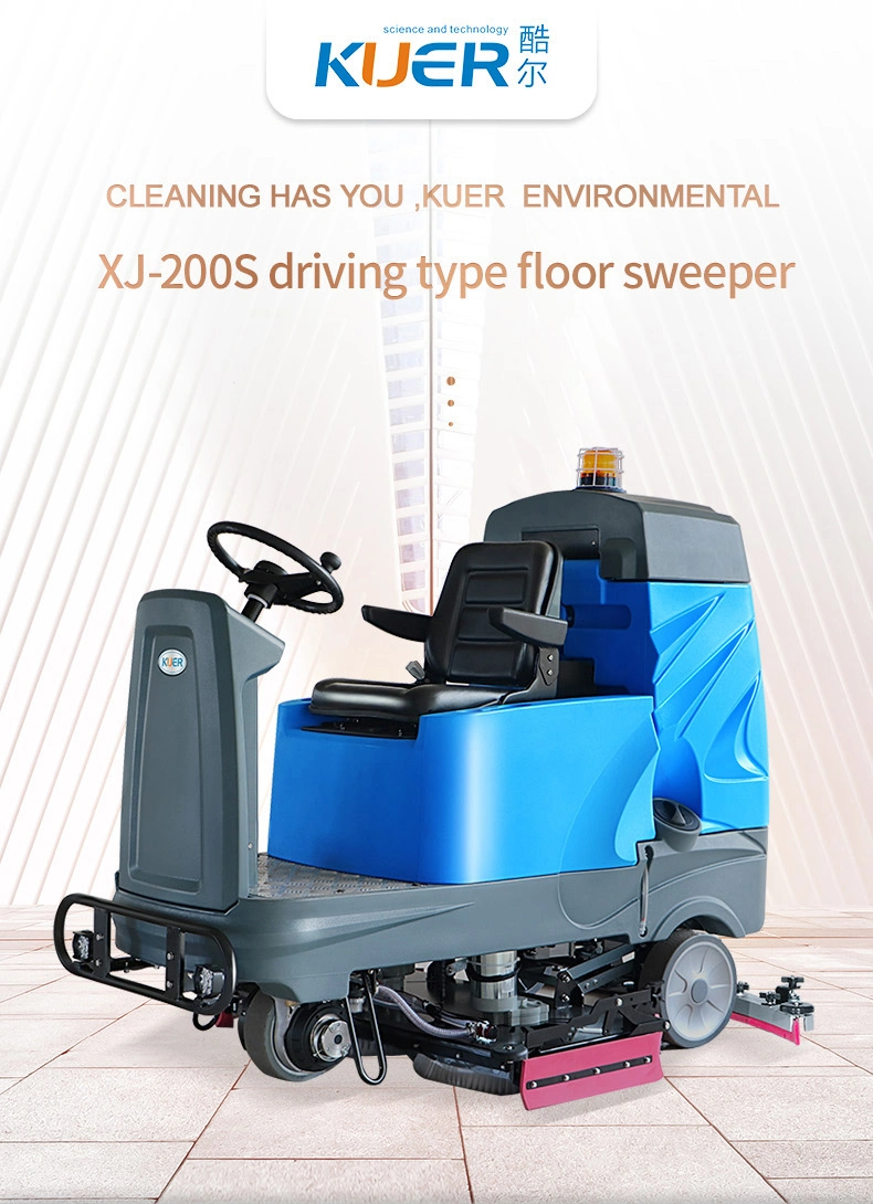 Ride on Floor Cleaning Machine Sweeper Scrubber Equipment with Warranty
