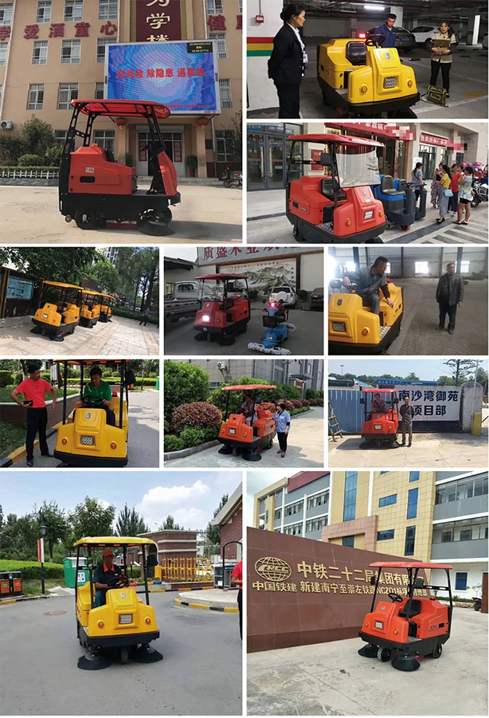 High Quality Street Cleaning Equipment Ride-on Road Floor Sweeper